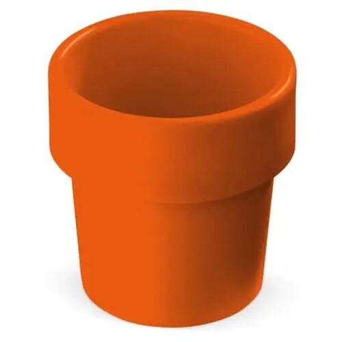 Hot-but-cool beker met basilicum zaadjes oranje