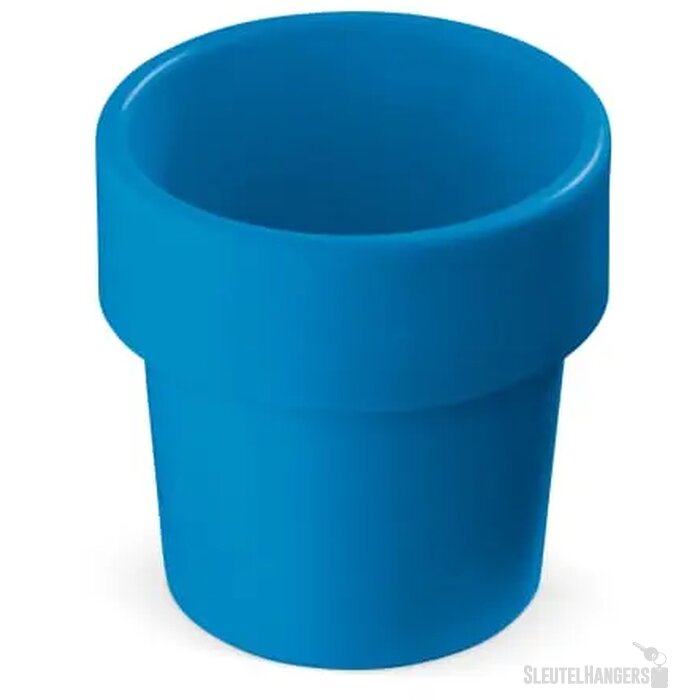 Hot-but-cool beker met kerstomaten zaadjes blauw