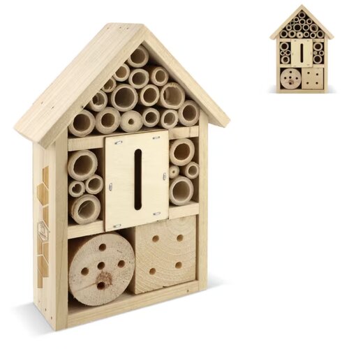 Insectenhotel van FSC-hout Naturel