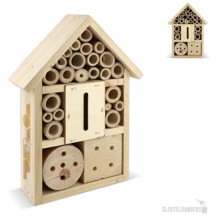 Insectenhotel van FSC-hout Naturel