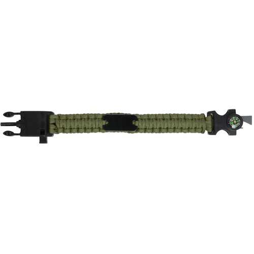 Survival Armband Met Kompas Groen