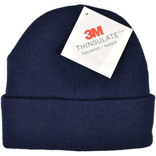 Acryl Knitted Hat Met Thinsulate Donker Blauw