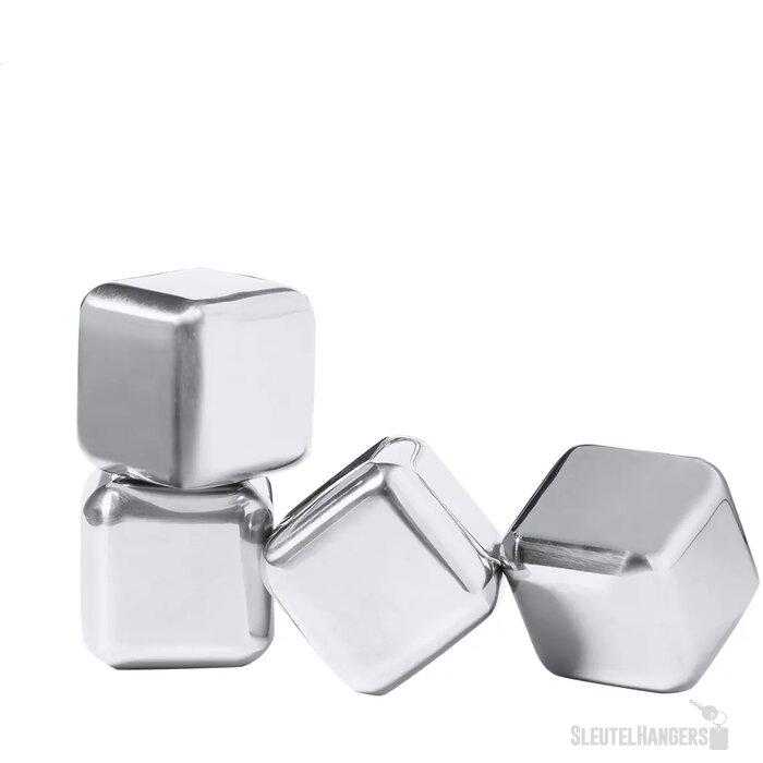 Arran Ijsblokjes Set Zilver