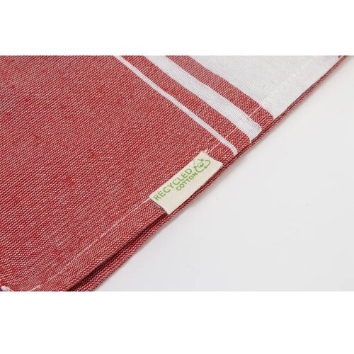 Cancun Gerecycled Katoenen Strandlaken Rood