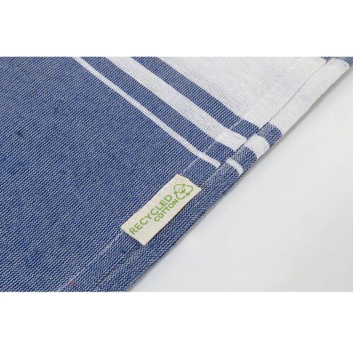 Cancun Gerecycled Katoenen Strandlaken Donker Blauw