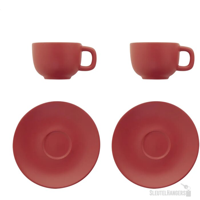 Caturra Plus Cappuccino Kopset Rood