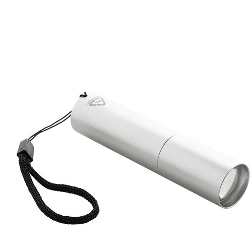 Chargelight Tone Oplaadbare Zaklamp Van Gerecycled Aluminium Zilver
