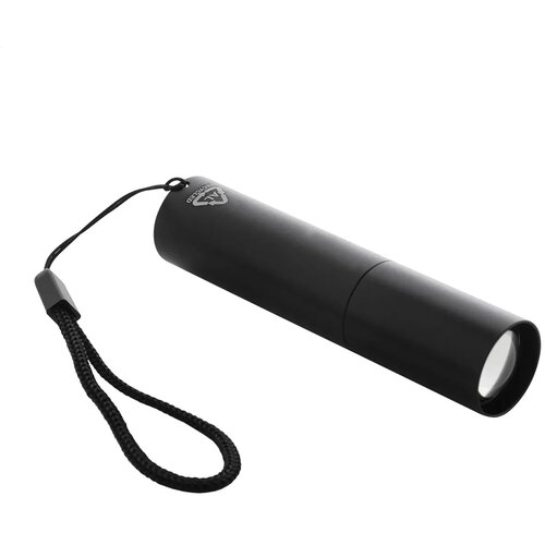 Chargelight Tone Oplaadbare Zaklamp Van Gerecycled Aluminium Zwart