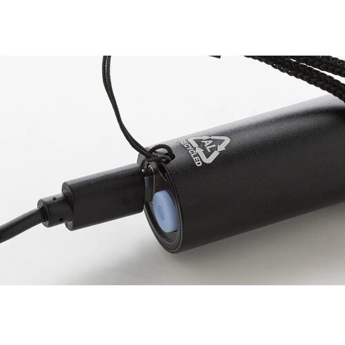 Chargelight Tone Oplaadbare Zaklamp Van Gerecycled Aluminium Zwart
