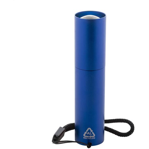 Chargelight Tone Oplaadbare Zaklamp Van Gerecycled Aluminium Blauw
