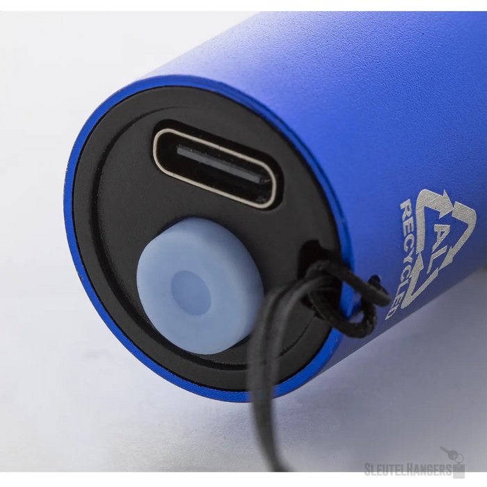 Chargelight Tone Oplaadbare Zaklamp Van Gerecycled Aluminium Blauw