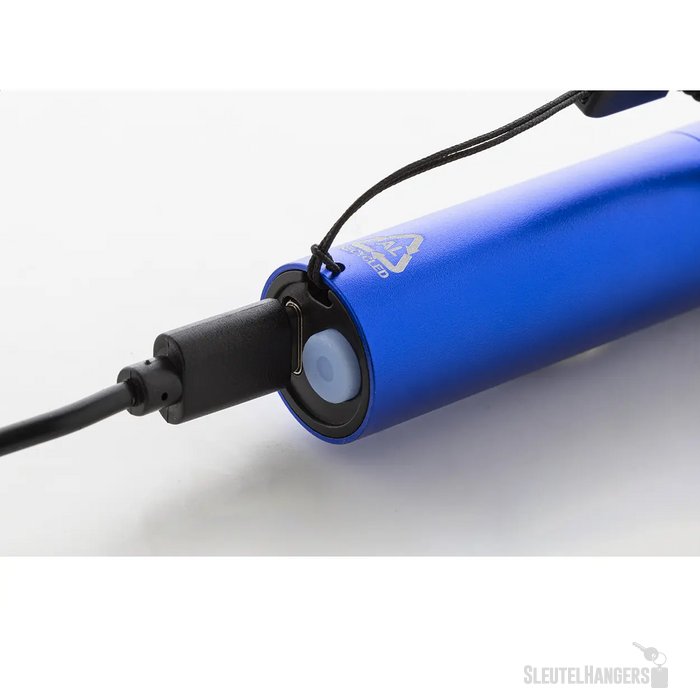 Chargelight Tone Oplaadbare Zaklamp Van Gerecycled Aluminium Blauw