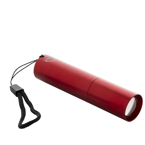 Chargelight Tone Oplaadbare Zaklamp Van Gerecycled Aluminium Rood