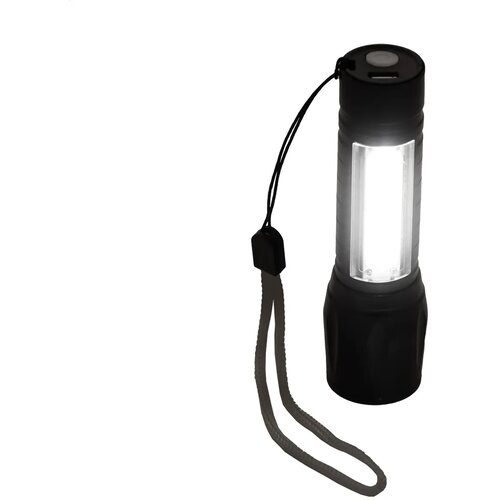Chargelight Zoom Oplaadbare Zaklamp Zwart