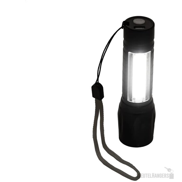 Chargelight Zoom Oplaadbare Zaklamp Zwart
