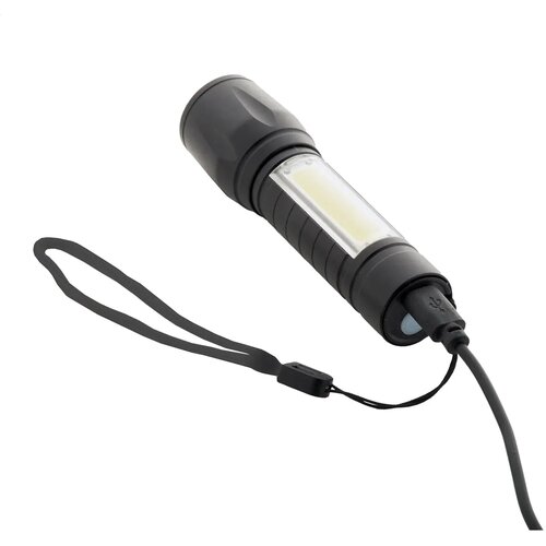 Chargelight Zoom Oplaadbare Zaklamp Zwart