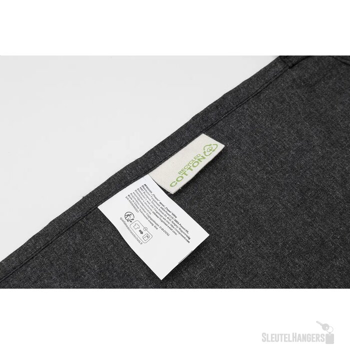 Chepex Gerecycled Katoenen Schort Zwart