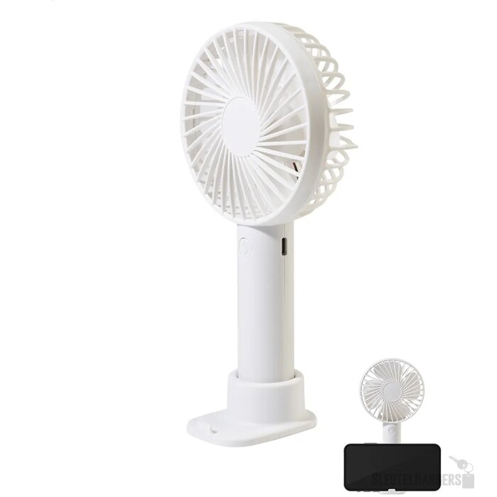 Chillmax Rpp Oplaadbare Handventilator Wit