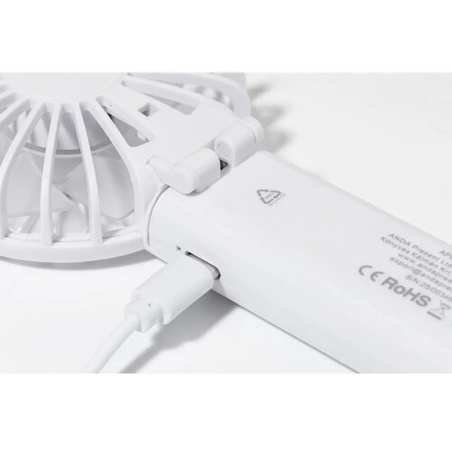 Chilly Rabs Oplaadbare Handventilator Wit