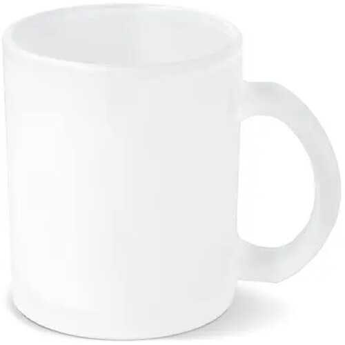 Mallorca subli matglazen mok 335ml ecru / transparant