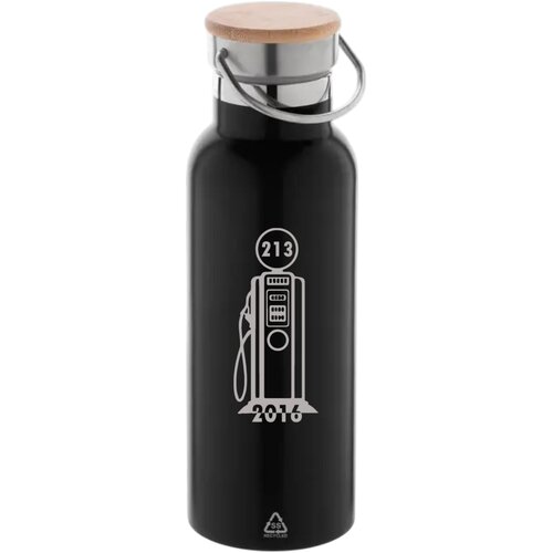 Renaslu Geïsoleerde Fles Zwart 500 ml