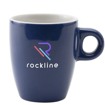 Koffiekopje Wit/Blauw 200 ml
