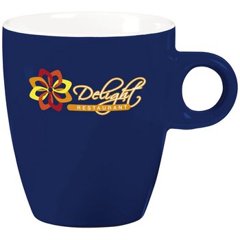 Koffiekopje Wit/Blauw 200 ml Koffiekopje Wit/Blauw 200 ml