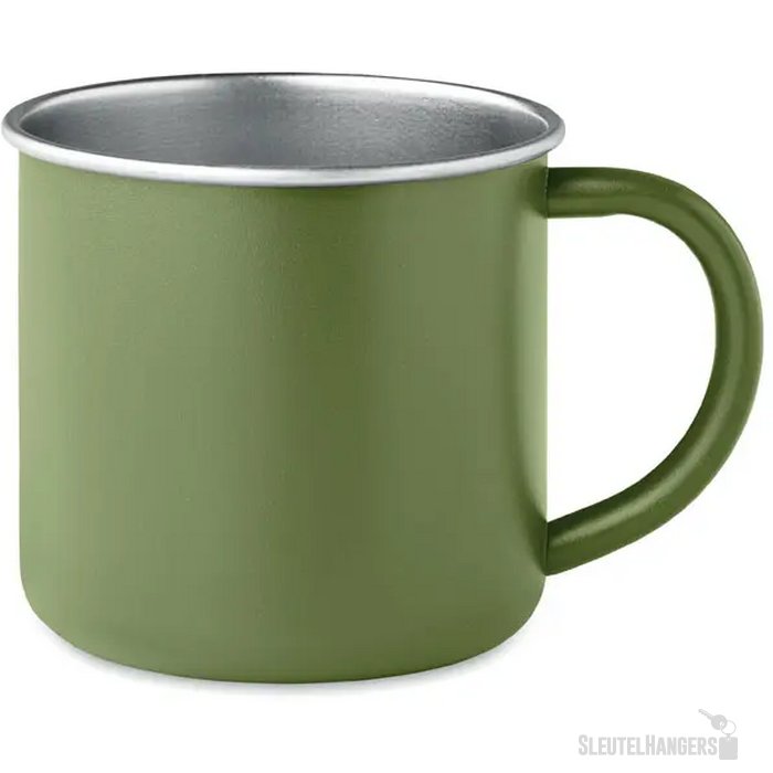 Gerecyclede roestvrijstalen mok Caribu Groen 300 ml 300 ml