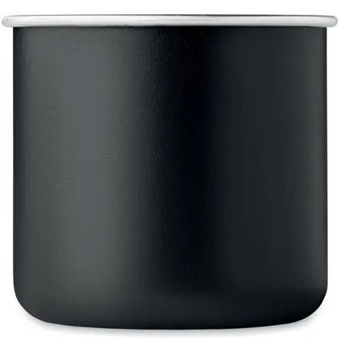 Gerecyclede roestvrijstalen mok Caribu Zwart 300 ml 300 ml
