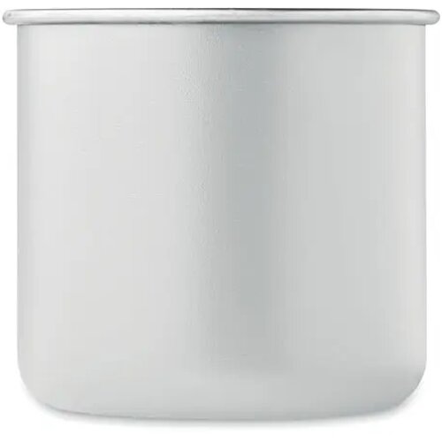 Gerecyclede roestvrijstalen mok Caribu Wit 300 ml 300 ml