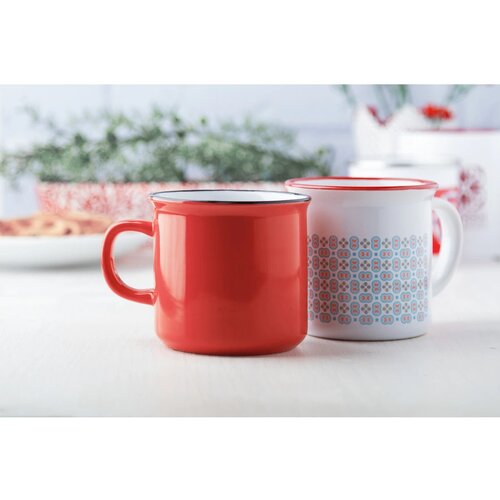 Vintage Mok Rood 300 ml