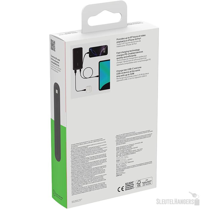 Belkin Boostcharge Powerbank 20K Integrated Cable