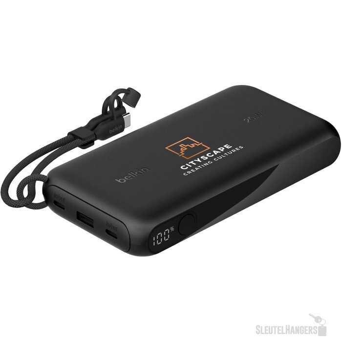 Belkin Boostcharge Powerbank 20K With Display Zwart