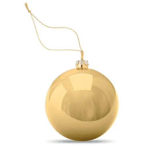 Sublimatie kerstbal Happy ball goud