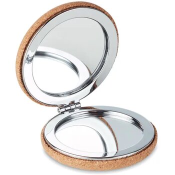Zakspiegel met kurk Guapa cork beige