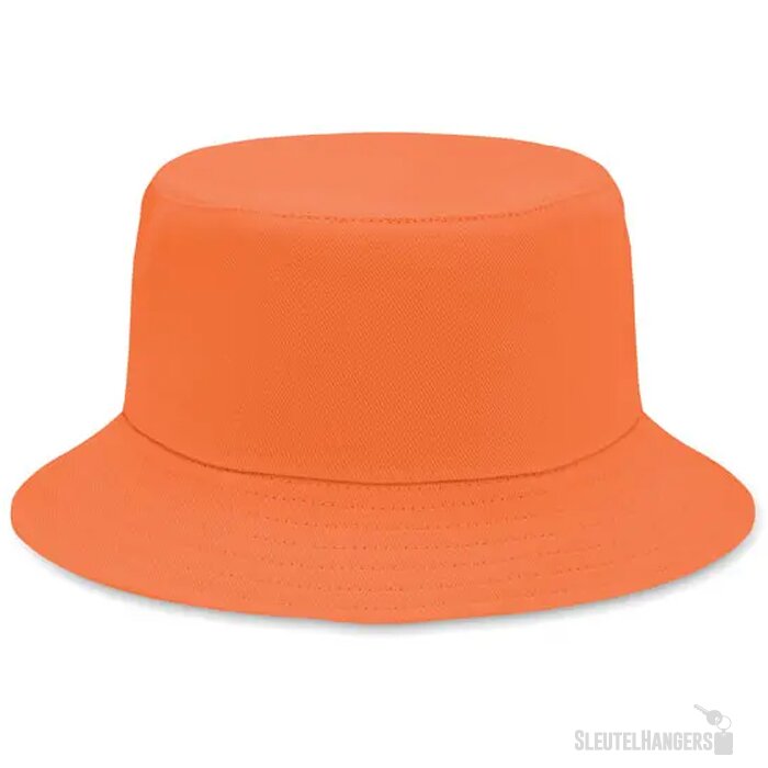 Zonne-vissershoed katoen 260g Monti oranje