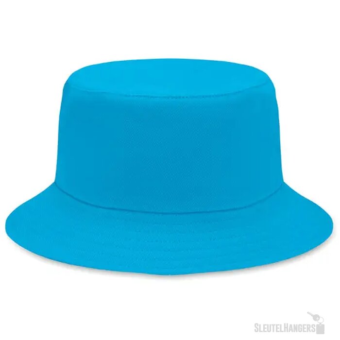 Zonne-vissershoed katoen 260g Monti turquoise