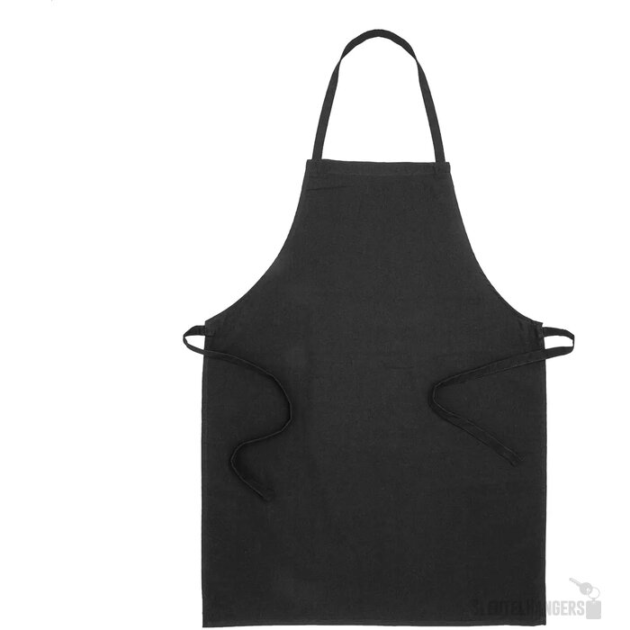 Commis Katoenschort Zwart