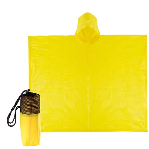 Drizzle Poncho Geel