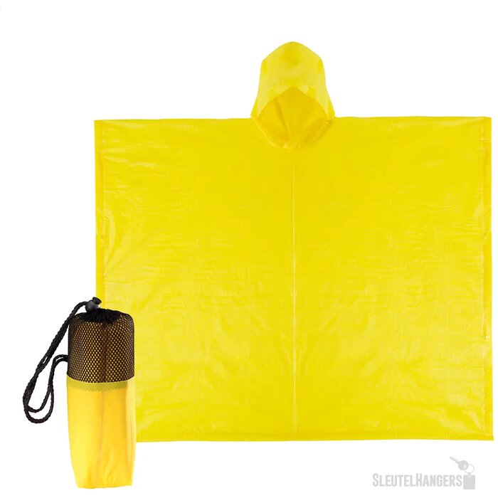 Drizzle Poncho Geel