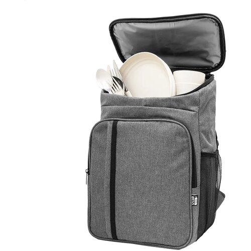 Duonic Rpet Koelere Picknick Rugzak Donker Grijs