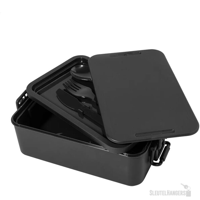 Duplox Stapelbare Lunchbox Zwart
