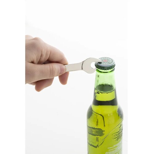 Fasten Flesopener Sleutelhanger Zilver
