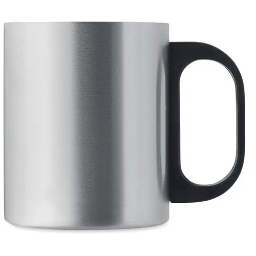 Dubbelwandige mok 300 ml Taniss mat zilver 300 ml