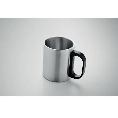 Dubbelwandige mok 300 ml Taniss mat zilver 300 ml