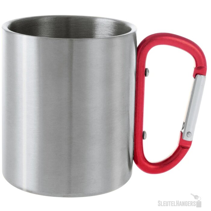 Bastic Metalen Mok Rood 200 ml 200 ml