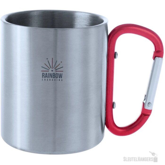 Bastic Metalen Mok Rood 200 ml 200 ml