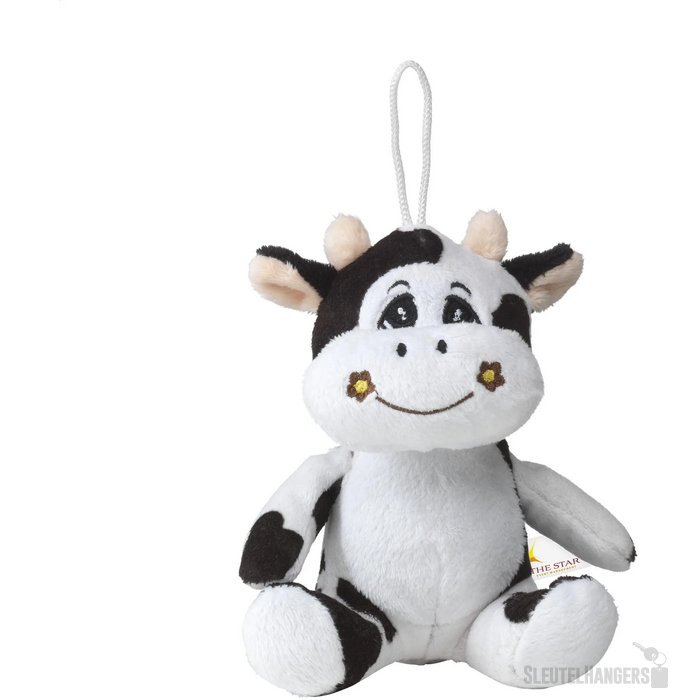 Animal Friend Cow Knuffel Zwart/Wit