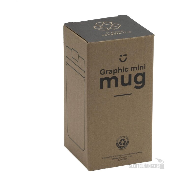 Graphic Mini Mug Rcs Recycled Steel 250 Ml Thermosbeker