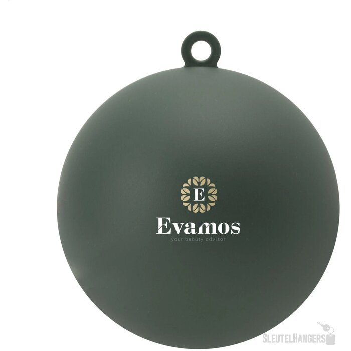 Gerecycled kunststof kerstbal (Ø 7 cm) Groen